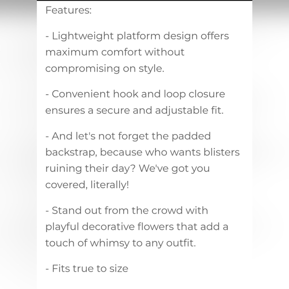 L'ARTISTE* Spring Step Floral Bloom painted wedge heel sandals velcro close sz 8 - Picture 6 of 17